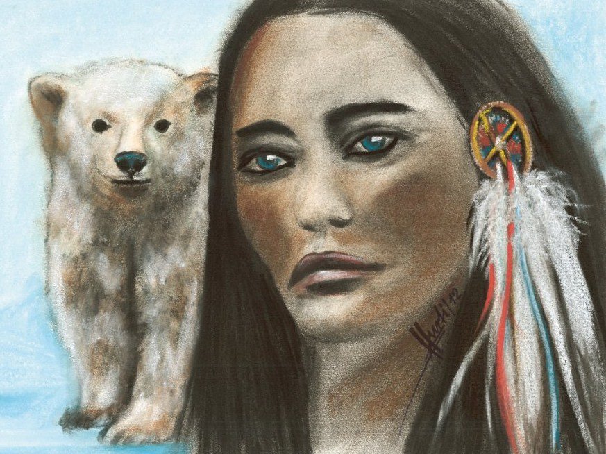 Knut mit Indianerin